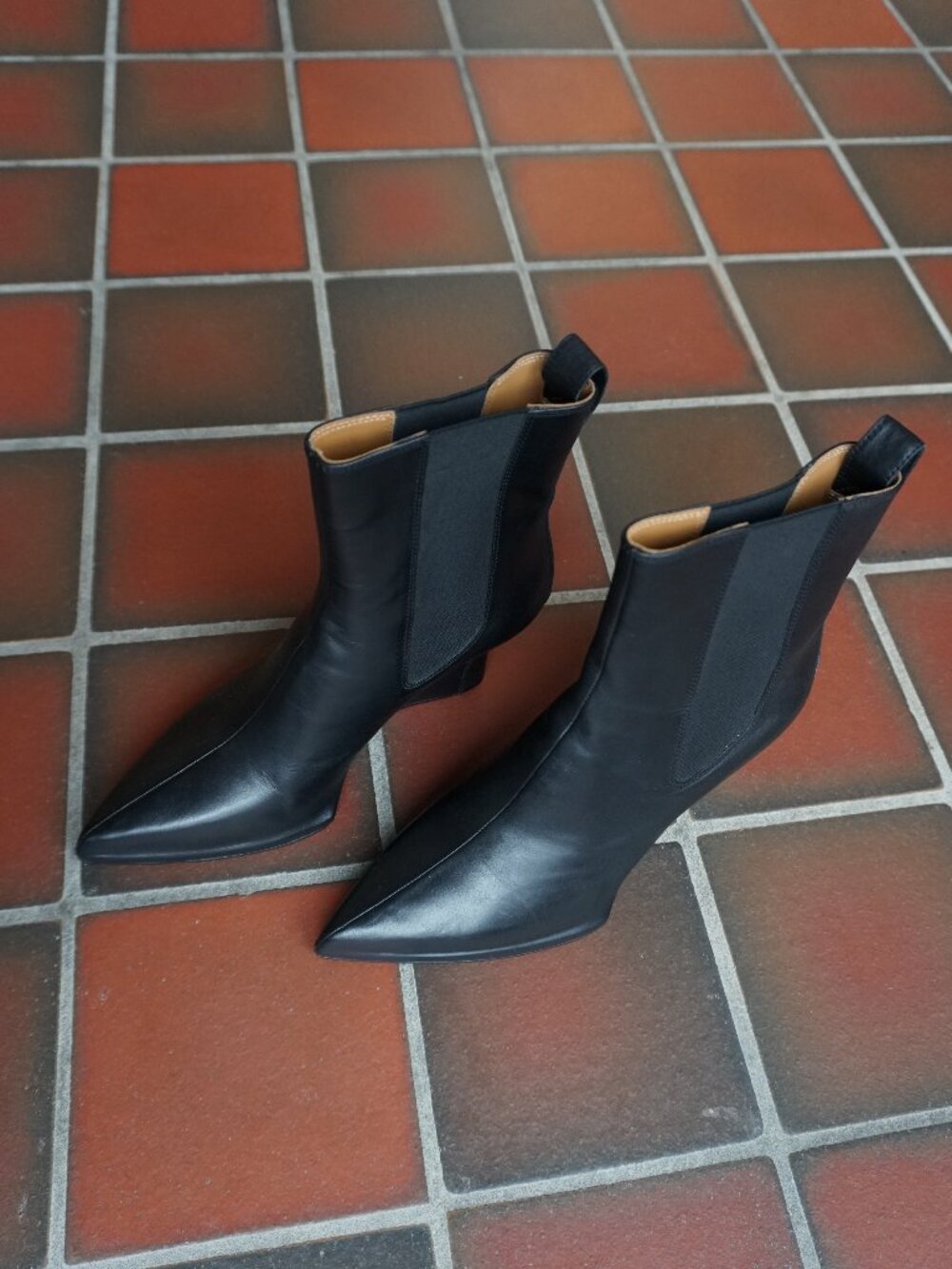 Rag&Bone Eclipse Pointed Toe Wedge Chelsea Boot - Picture 7 of 7